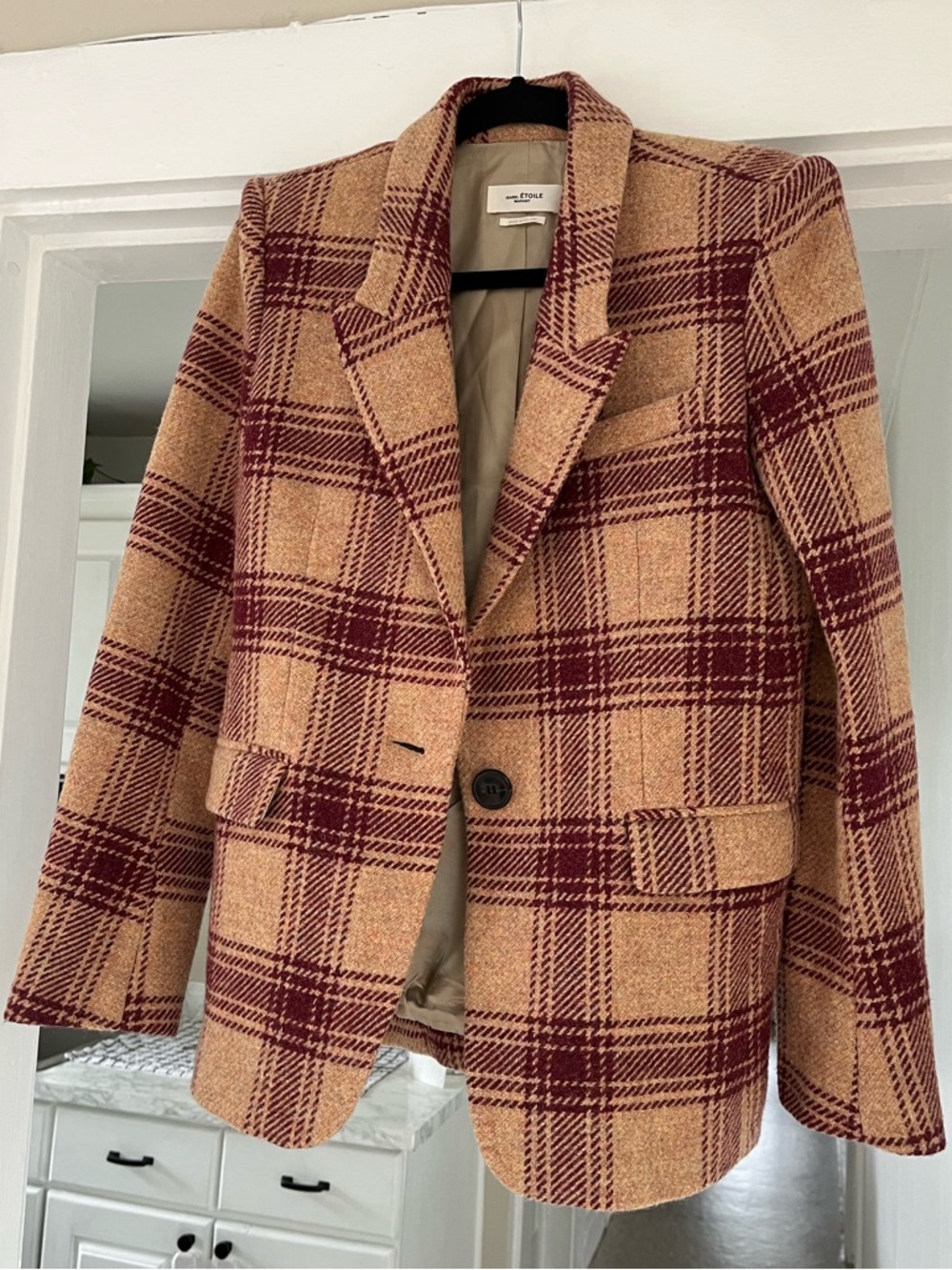 Isabel Marant Plaid Blazer